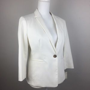 Lands’ End | Eggshell Blazer Suit Jacket | NWT 8